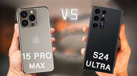 apple iphone 15 pro max vs galaxy s24 ultra